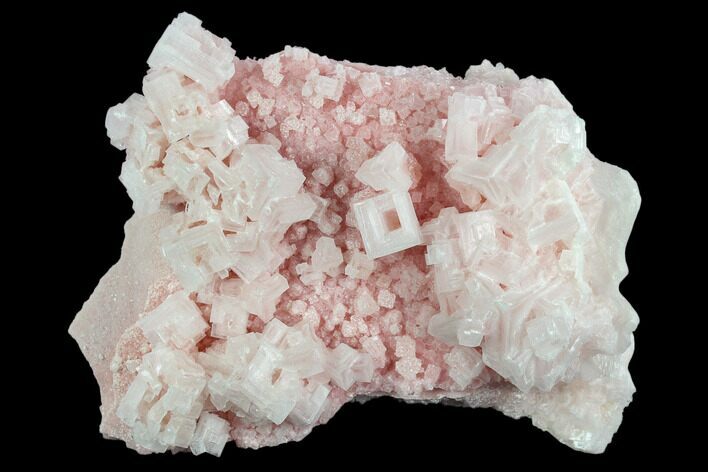 Pink Halite Crystal Plate - Trona, California #130669
